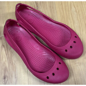 Crocs Women's Kadee Ballet Flats Size 8 Slip On Shoes